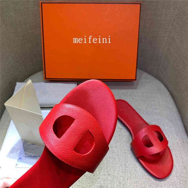 

red women's net slippers will see feminine pig's nose wild fashion wearing h flat-bottomed sandals word 9r7x, Black