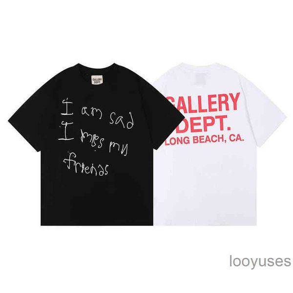 

tshirts shirt gallerydepts gary t english letter i am sad miss my friends men's and women's short sleeve tshirt fashion wd6e, White;black