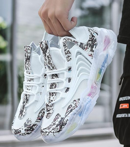 

er85r mesh knit sneakers shoes low casual men nylon fabric & patent leather leather skateboard men's outdoor runner trainers, Black