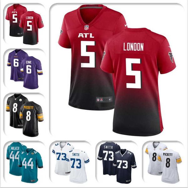 

2022 New Draft Jersey Mens Women Youth Kids Kenny Pickett Tyler Drake Smith Lewis London Cine Dalvin Cook size american football jerseys, Colour
