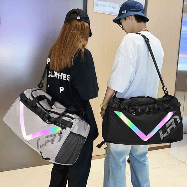 

duffle bags online sports fitness training travel bag light portable short distance luggage fashion travel messenger bag 220707