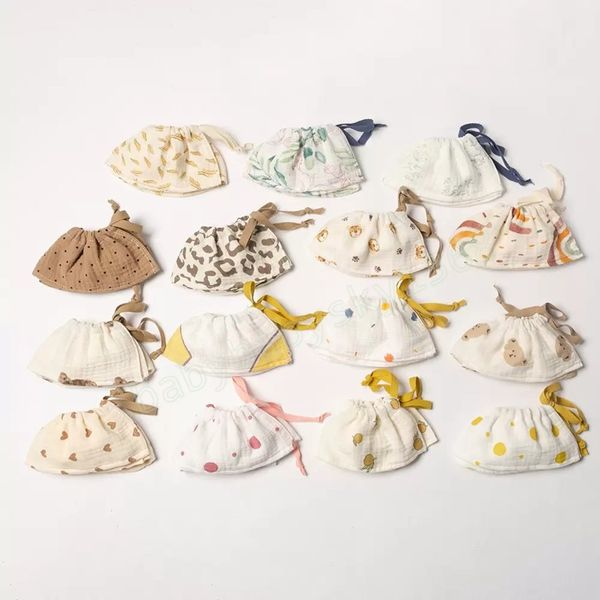 

newborn baby bibs 360Â° kids burp cloths 14 colors infant saliva cloth cotton gauze ins toddler bib