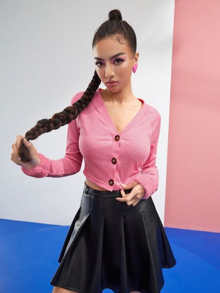 

x gina marie raglan sleeve button front tee o4h4#, White