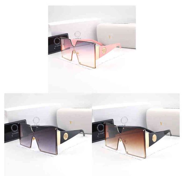 

designer versage sunglasses cycle luxurious fashion woman mens lovers large frame retro european and american trend vintage baseball sport s, White;black