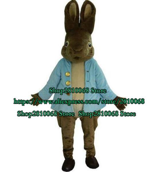 Costume da bambola mascotte New Adult Best Sale Bubble Cute Brown Easter Bunny Mascot Costume Cartoon Set Christmas Fancy Dress Party Regalo di Halloween