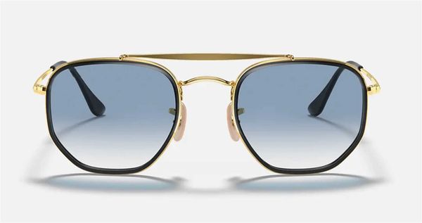 

new fashion designer's sunglasses luxury brand trend men and women sunshade marshal ii, White;black