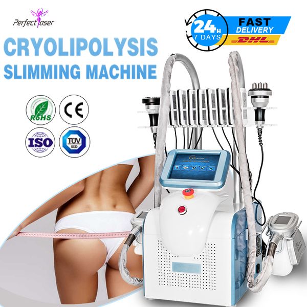 

2022 6in1 cryolipolysis slimming machines cryotherapy device body shape fat e machine weight loss for home use