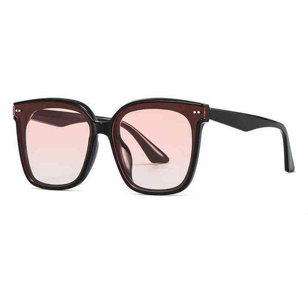 

2022 new gm polarized sunglass, big frame, men's and women's sunglass, korean version, personality, trend, net, red and tiktok gla, White;black