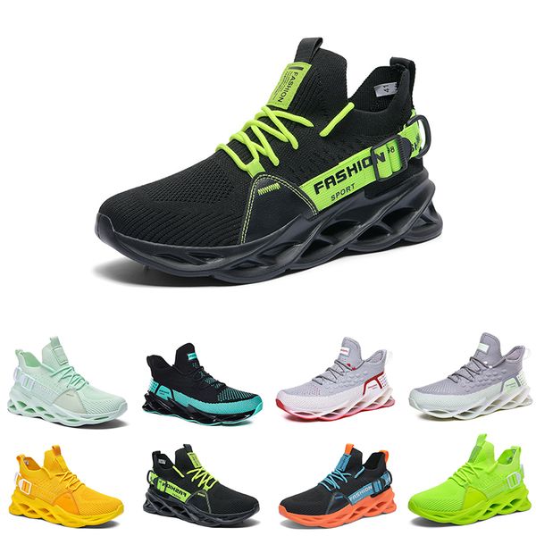 

men running shoes fashion trainer woven upper triple black white red navy university blue khaki mens outdoor sports sneakers nineteen