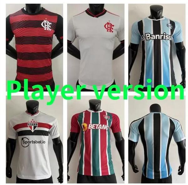 

player version 2022 fluminense soccer jerseys fred g. cano felipe melo ph ganso luiz henrique andre football shirt flamengo de arrascaeta di, Black;yellow