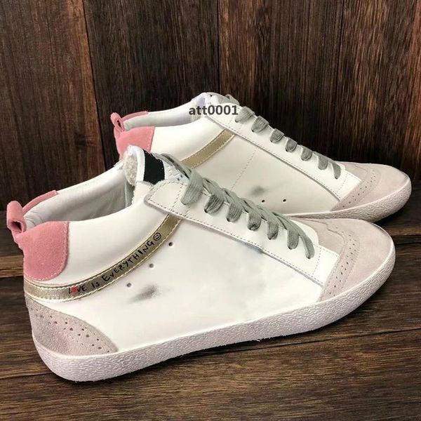 

mid star high shoes sneakers italy classic white do -old dirty designer man women shoe snakeskin print l sneaker''golden'&#03, Black
