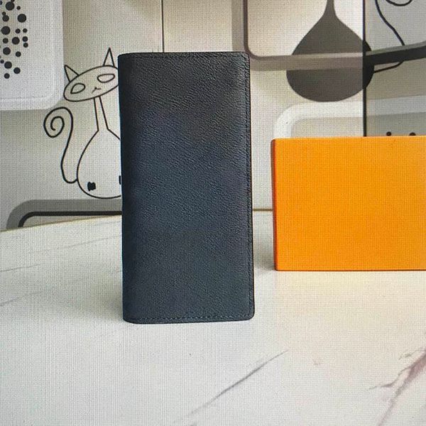 

m62665 m30285 designer man wallet luxurys leather multicolor coin purse long polychromatic women card holder fashion pocket black wallets, Red;black