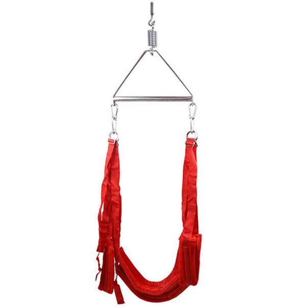 Nxy Sm Bondage Sex Swing Mobili Montaggio a soffitto Materiale morbido Giochi per adulti Sedia Bdsm Giocattoli per adulti per coppie 220423