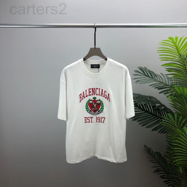 

men's t-shirts designer [world class direct shooting]2022 early spring star net red same t-shirt classic print short sleeve 0f73, White;black