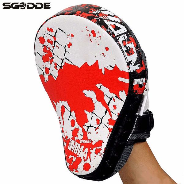 

1pcs boxing gloves pads for muay thai kick boxing mitt mma training pu foam boxer hand target pad sandbag punch pads