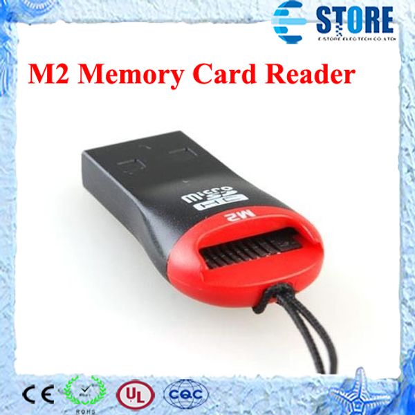 USB TF Card Reader USB 2.0 Micro SD T-Flash TF M2 Устройство чтения карт памяти Высокоскоростной адаптер для 4 ГБ 8 ГБ 16 ГБ 32 ГБ