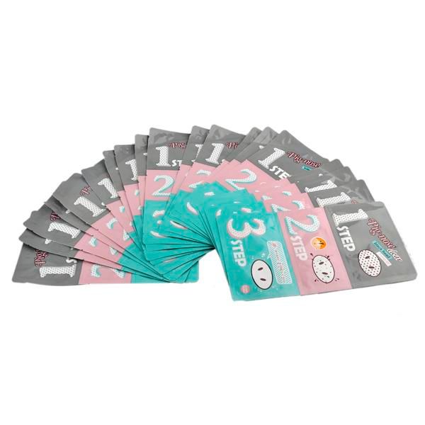 

pig nose mask blackhead remover nose mask three-step kit deep cleanser korean cosmetics face nose treatment mask 2015 sale