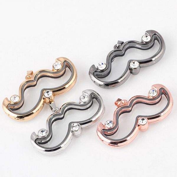 

плавающая борода живой медальон с горный хрусталь/кристалл магнитного стекла памяти плавающей подвески медальон из нержавеющей стали ювелирн, Bronze;silver