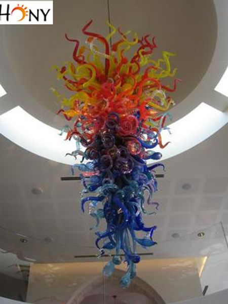 

led murao glass chandeliers hand blown glass large chandelier lighting