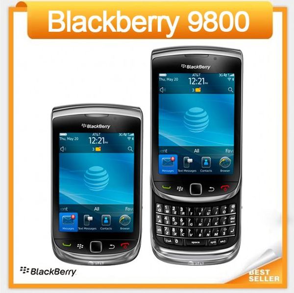 Günstigstes Original 9800 entsperrtes Blackberry Torch 9800 GPS WIFI 3G-Handy, generalüberholt