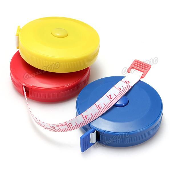 

retractable flexible ruler tape measure sewing cloth dieting tailor 1.5m