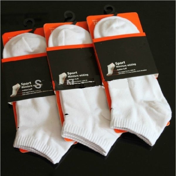 

wholesale-fashion men's socks(40 pcs = 20 pairs =1lot)cotton blends men's sport ankle socks for us size 7-11 sox,new, Black