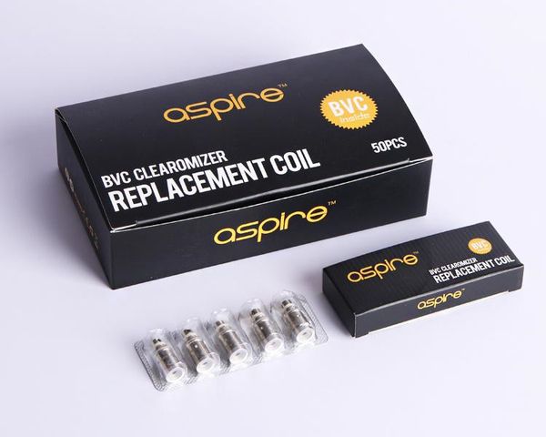 

50шт Aspire BVC катушки припадков для эц aomizer ASPIRE Виви Нова cleaomizer CE5 BDC форсунки ASPIRE k1 бака