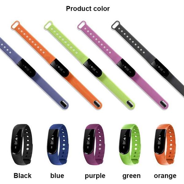 

Newest ID101HR smartband Fitness Bracelet Tracker smart sristband Activity Bluetooth Heart Rate Tracker Pedometer