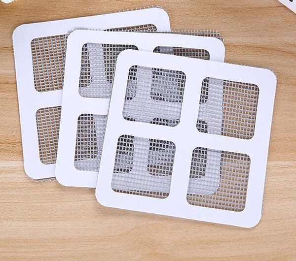 

новые занавески летние окна москитная сетка патч ремонт сломанные отверстия на экране окна двери противомоскитная сетка липкие провода патчи