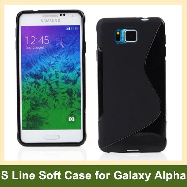 

Оптовая 8 цветов S Line S стиль мягкий гель ТПУ чехол для Samsung Galaxy Альфа G850 Бесплатная