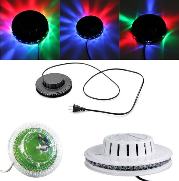 

new transparent black white sunflower led light magic 7 colors 48 leds auto voice activated led rgb stage light for disco stage home party