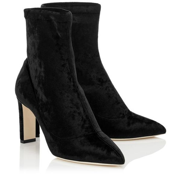 

italian-made louella ankle boots suede leather women stiletto boots lady high heels luxury designer booties grey,black