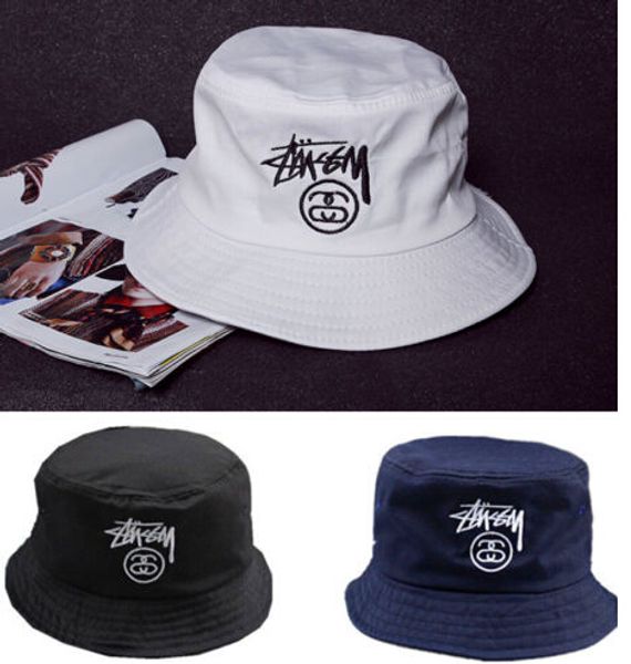 

wholesale-fashion men women bucket hat hunting fishing outdoor boonie cap summer beach hat ing, Blue;gray