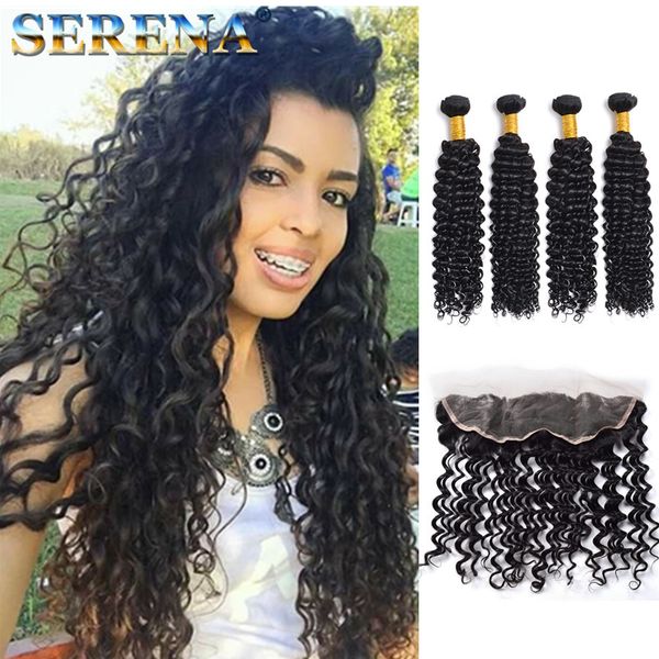 2019 Brazilian Hair Lace Frontal Closure 13 4 Natural Black 1b