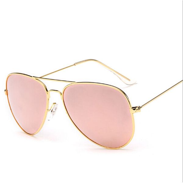 

wholesale-new fashion men polarized sunglasses metal blue pink reflective sun glasses for women brand uv400 lentes de sol, White;black