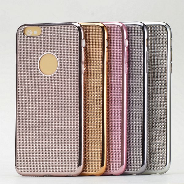

the new ultra-thin series and 5 series for iphone6 preparation grain soft protective shell plating beautiful fashion shell ing