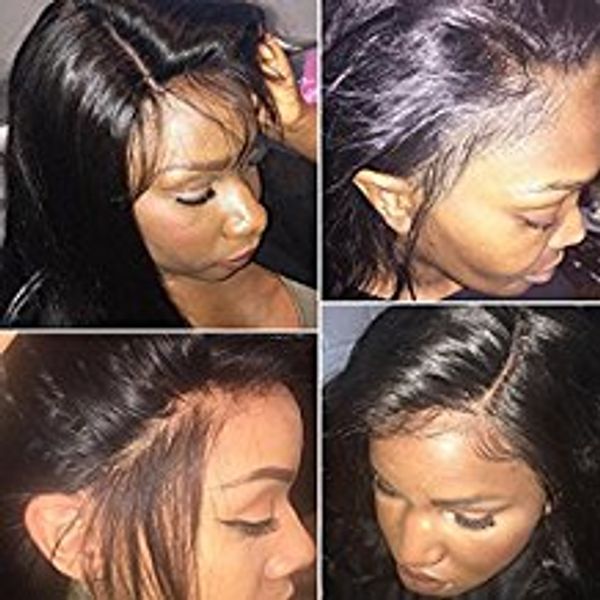 360 человеческих волос полный кружевной парик для чернокожих женщин настоящие 100% девственные гладкие шелковистые 130% Denisty HD невидимые фронтальные парики кость прямой Diva1
