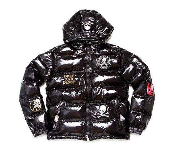 

Falection japan ma termind kull patchwork manmade down warm parka coat