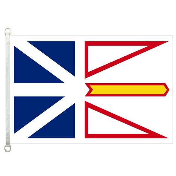 

good flag newfoundland_and_labrador flags banner 3x5ft-90x150cm 100% polyester country flags, 110gsm warp knitted fabric outdoor flag