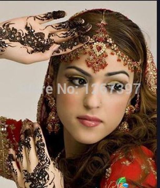 

authentic original kashmir imports henna natural jet black plant henna tattoo paste into india 7colors