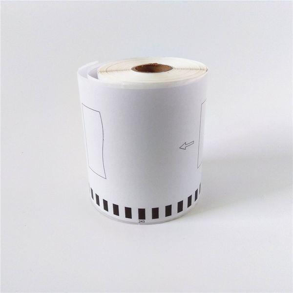 

50 x rolls brother dk 22243 2243 compatible continuous thermal labels 102mm x 30.48m ql 1050 1060