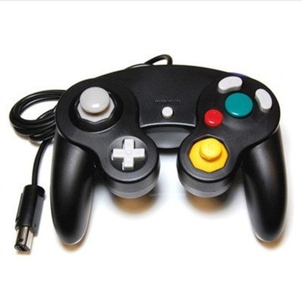 

wired gaming game controller gamepad joystick for ngc console gamecube wii u extension cable turbo dualshock transparent color