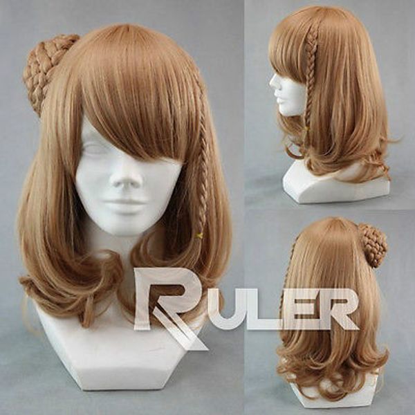 

gt;>45cm anime amnesia leading lady cosplay wig cos-264a, Black;brown