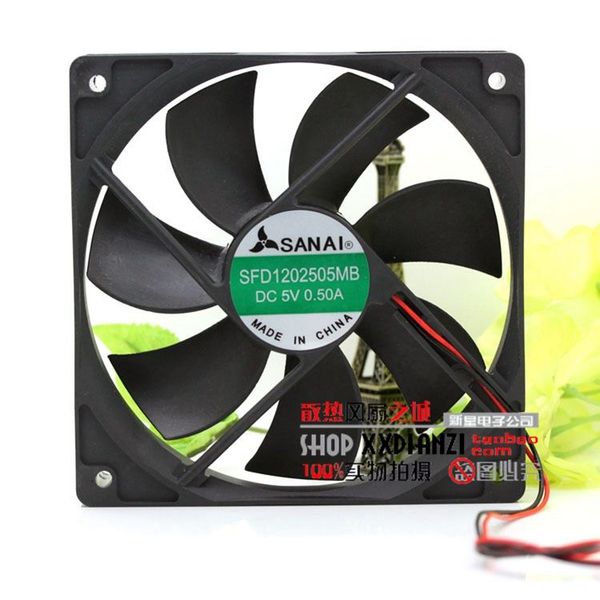 

sfd1202505mb 12025 12cm 5v quiet usb computer axial cooling fan