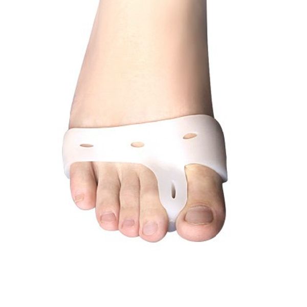 Gel de Silicone dedos nos pés Cuidados Com Os Pés Separador Toe polegar valgus protetor Joanete ajustador Hallux Valgus Guarda Frete Grátis