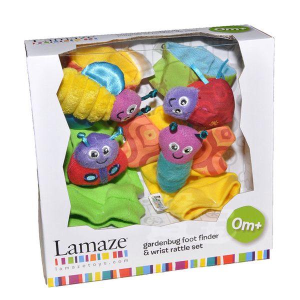 lamaze foot finder & wrist rattle set