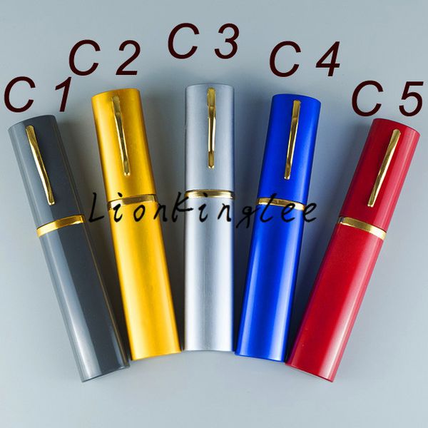 

wholesale-metal reading eyewear with pen clic reading glasses goggles tube reading optical glasses 4 colors 20pcs/lot