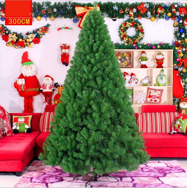 

wholesale 45cm-300cm new xmas christmas decoration tree artificial simulation christmas trees green style trees party wedding supplies