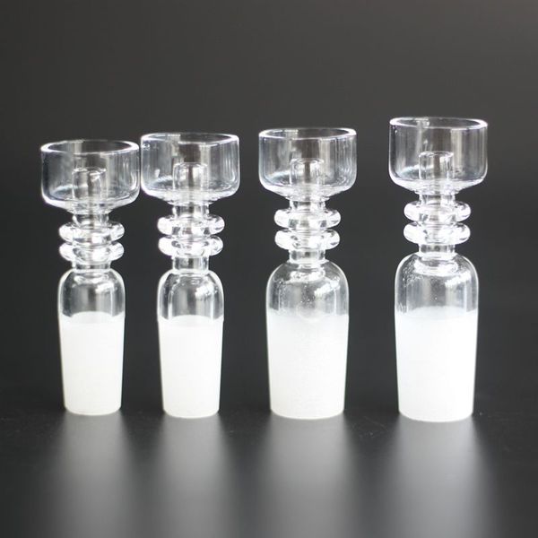 Domeless Quartz Banger Tırnak 14mm 18mm Kadın Eklem Kuvars Domess Banger Çivi Çivi Çivi Çivi ve Dabs Balmumu Yağı Talimler Cam Bongs