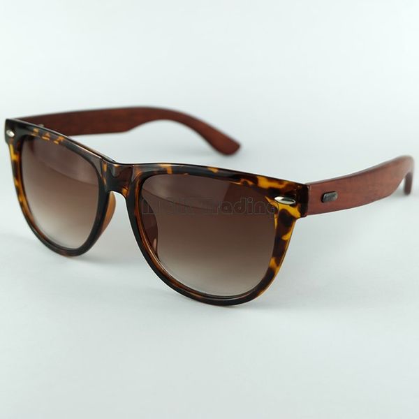 

classic wood sunglasses natural eyewear sun glasses traveller style big frame hand made wooden temples good quality, White;black